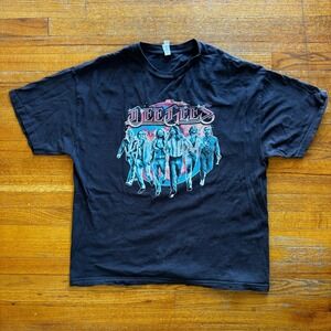 Dee Gees Hail Satin Foo Fighters Bee Gees Tribute Band T-Shirt Black XL